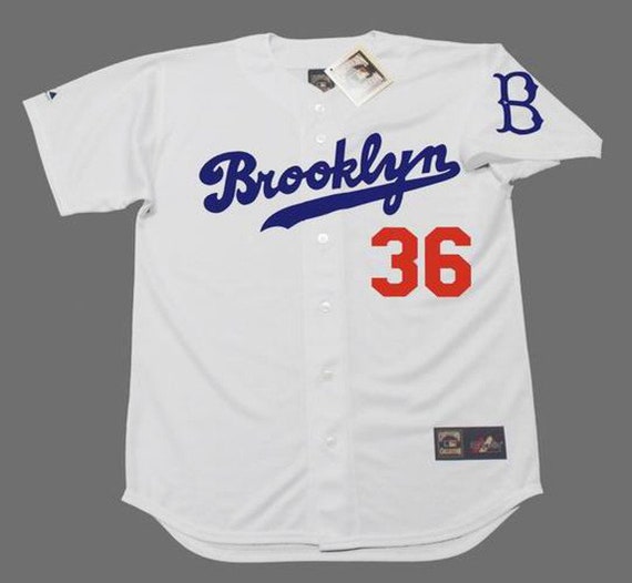 Don Newcombe Brooklyn Dodgers Cooperstown Baseball Throwback 