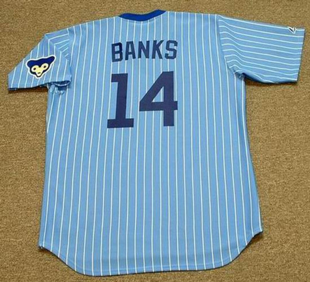 Ernie Banks Chicago Cubs Away Baseball Throwback Jersey -  Norway