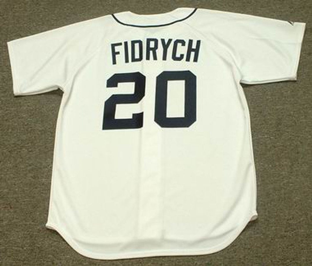 Mark Fidrych Detroit Tigers 1976 Home Baseball Throwback 