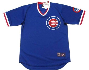 Chicago Cubs 1990 Men's Home Cooperstown Throwback Jersey w/ All Star Patch
