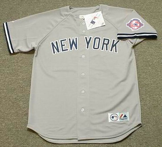 Derek Jeter New York Yankees 2003 Away Baseball Throwback 