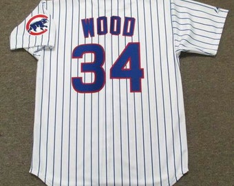 Kerry Wood Chicago Cubs 2003 Home Baseball Throwback Jersey 