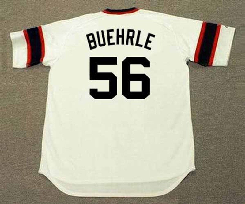 Mark Buehrle Chicago White Sox 1980's Baseball Throwback 