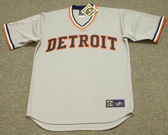 Detroit Tigers 1980's Cooperstown Away Baseball Throwback 