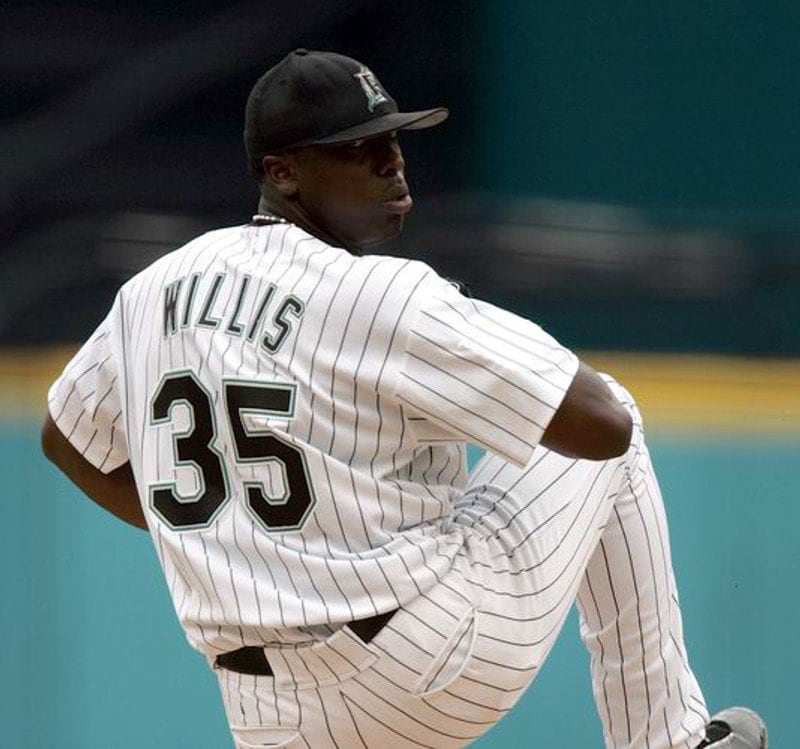 Dontrelle Willis Florida Marlins 2003 Home Baseball Throwback - Etsy