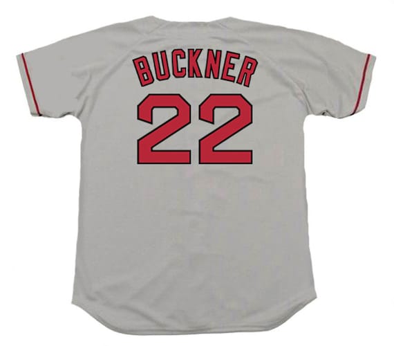 Bill Buckner Boston Red Sox 1990 Away Baseball Throwback 