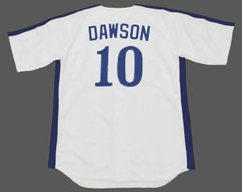 NiceandTrue Andre Dawson Montreal Expos 1981 Home Baseball Throwback Jersey, Baseball Stitched Jersey, Vintage Baseball Jersey