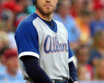 Buy Freddie Freeman Atlanta Braves 1970's Away Baseball Online in India
