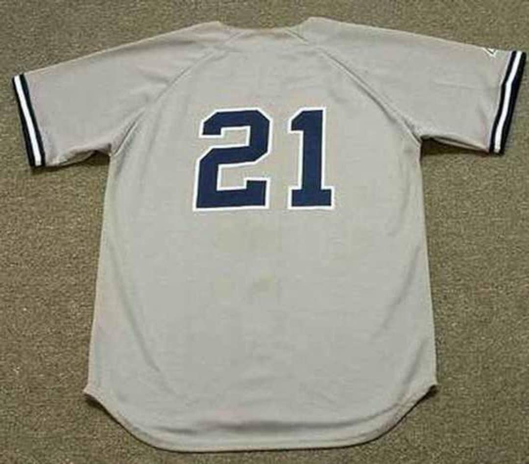 Deion Sanders New York Yankees 1990 Away Baseball Throwback