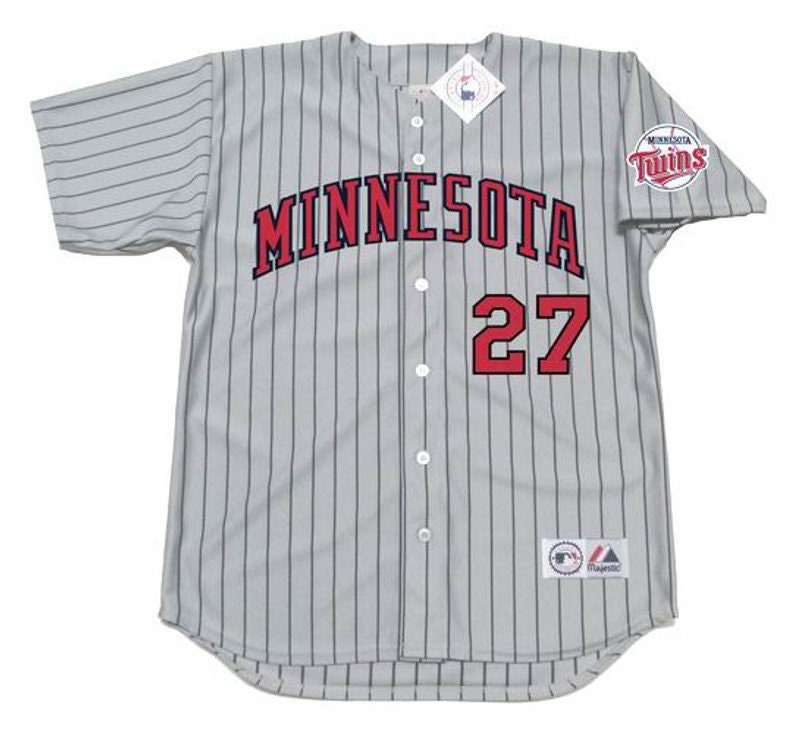 David Ortiz Minnesota Twins 2002 Away Baseball Throwback 