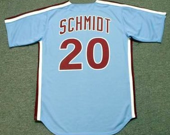 Mike Schmidt Philadelphia Phillies 1980 Away Baseball -  Israel