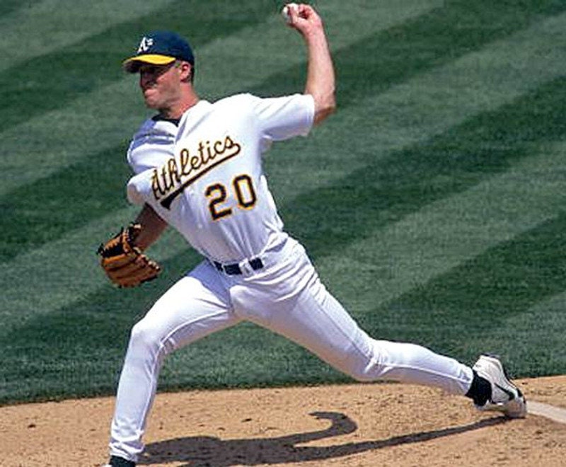 Mark Mulder Oakland Athletics 2000 Baseball Throwback Jersey 