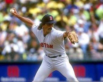 Dennis Eckersley Boston Red Sox 1998 Away Baseball Throwback 