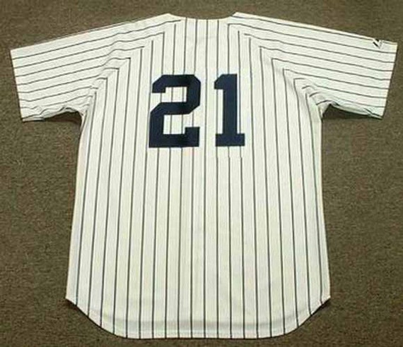 Deion Sanders New York Yankees 1990 Home Baseball Throwback Jersey