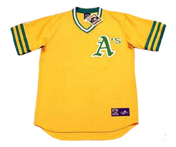 Miguel Tejada Oakland Athletics 1974 Baseball Throwback 