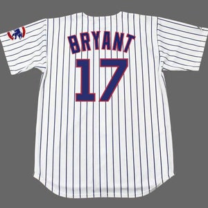 Kris Bryant #17 Chicago Cubs Majestic Baseball Jersey Gray Size 2XL