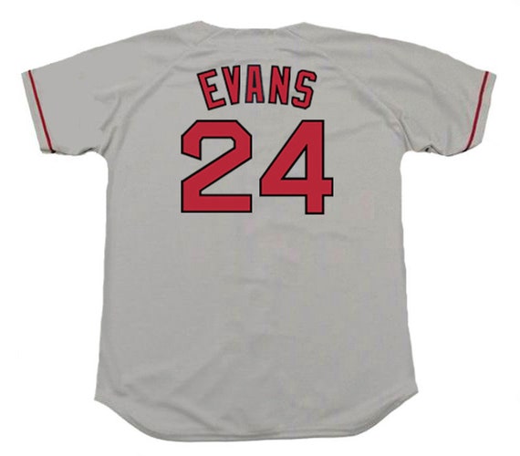 Dwight Evans Boston Red Sox 1990 Away Baseball Throwback 