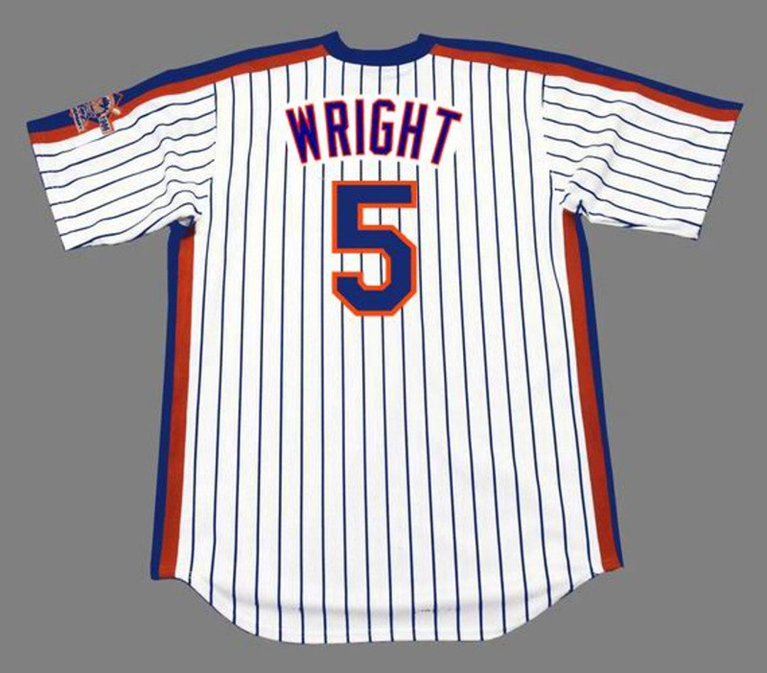 VINTAGE MLB NEW YORK METS DAVID WRIGHT #5 Jersey Button Down Jersey New Tags
