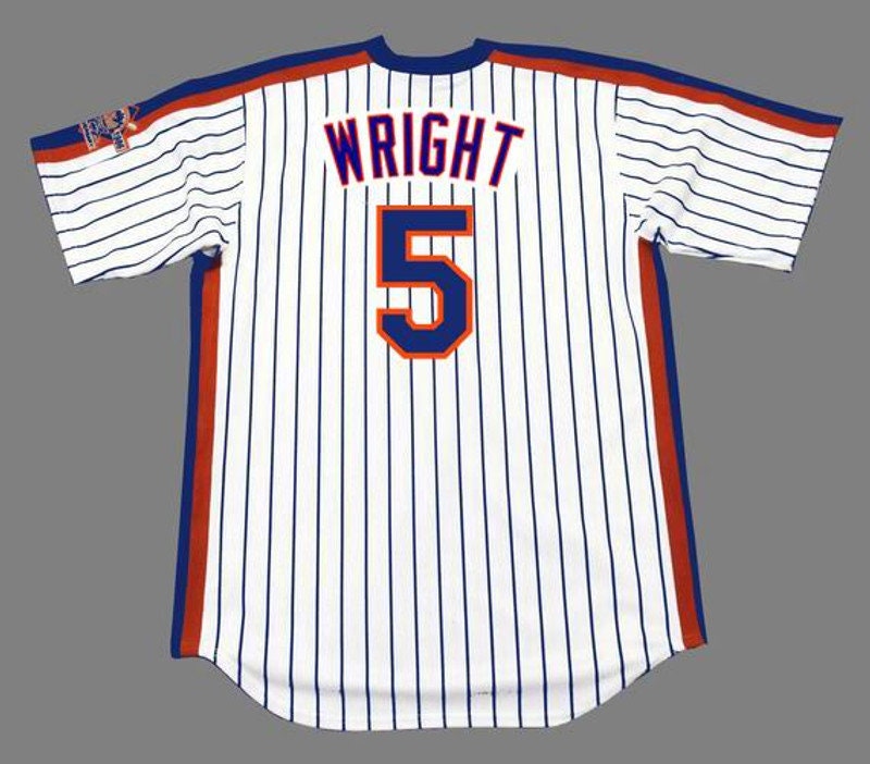 New York Mets 1986 Home Cooperstown Throwback Men's Jersey w/ 25th Patch
