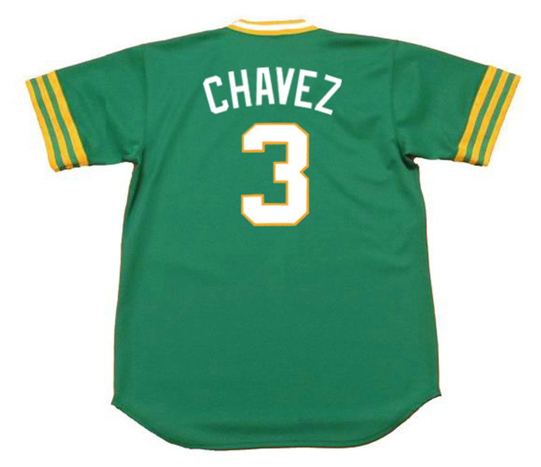 Eric Chavez Oakland Athletics 1973 Baseball Throwback Jersey