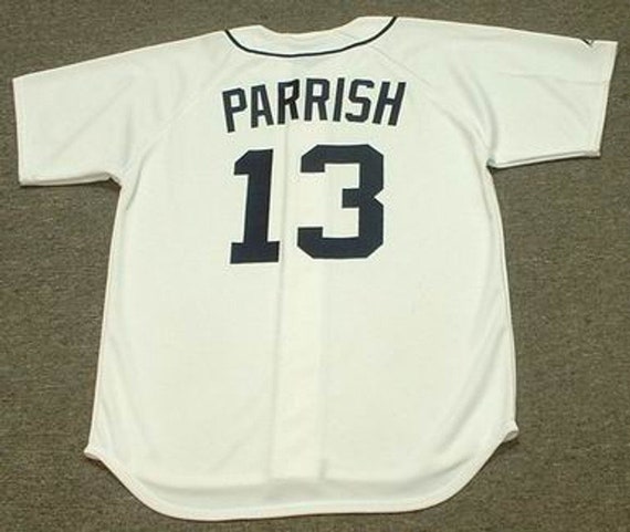 Lance Parrish Detroit Tigers 1984 Home Baseball Throwback 