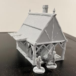 DND cottage 28mm. DnD Terrain for Dungeons and Dragons Terrain, D&D, D and D,  Miniature, Wargaming, Gifts