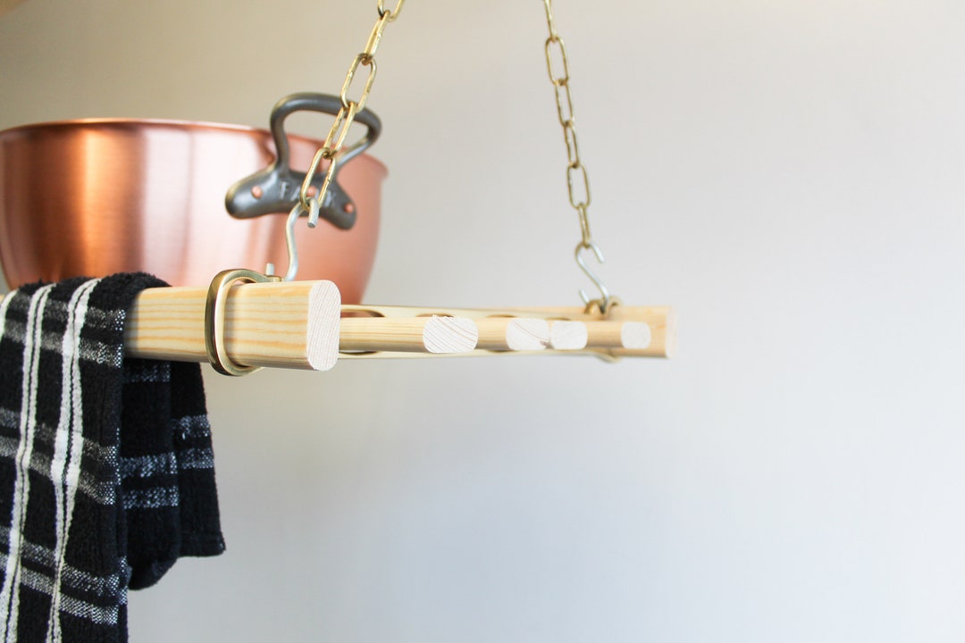 6 Lath Ceiling Hanging Storage Laundry Drying Pot Rack 1.4m Laths Etsy