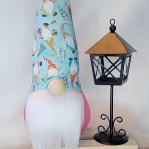 Christmas Gnome, Handcrafted Farmhouse, Holiday Sock Gnome, Wreath Attachment, Stocking Stuffer, Tiered Tray Accent, Hostess Centerpiece