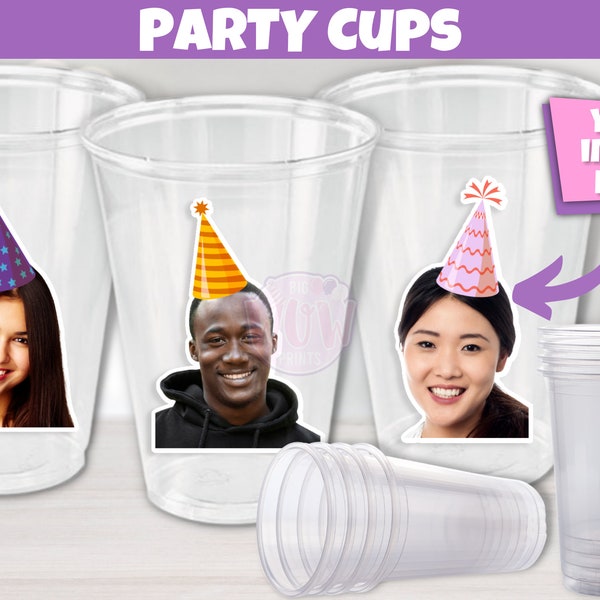 Custom Party Cups Etsy