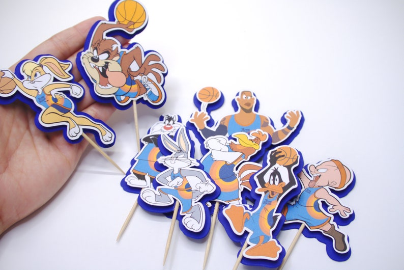 Space Jam Cupcake Toppers Space Jam A New Legacy Cake image 0