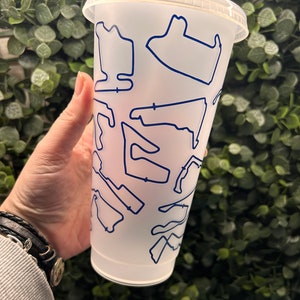 F1-kaarten/f1/koudebekers/kaartenkoudebeker/herbruikbare koudebeker/cadeaus voor f1-fans