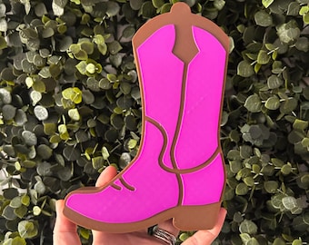3D Printed Cowboy Boot Bookmark Holder: Bookshelf Accessories