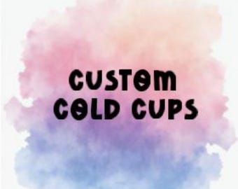 Custom 24 oz Frosted Cold Cup: Personalized Gifts