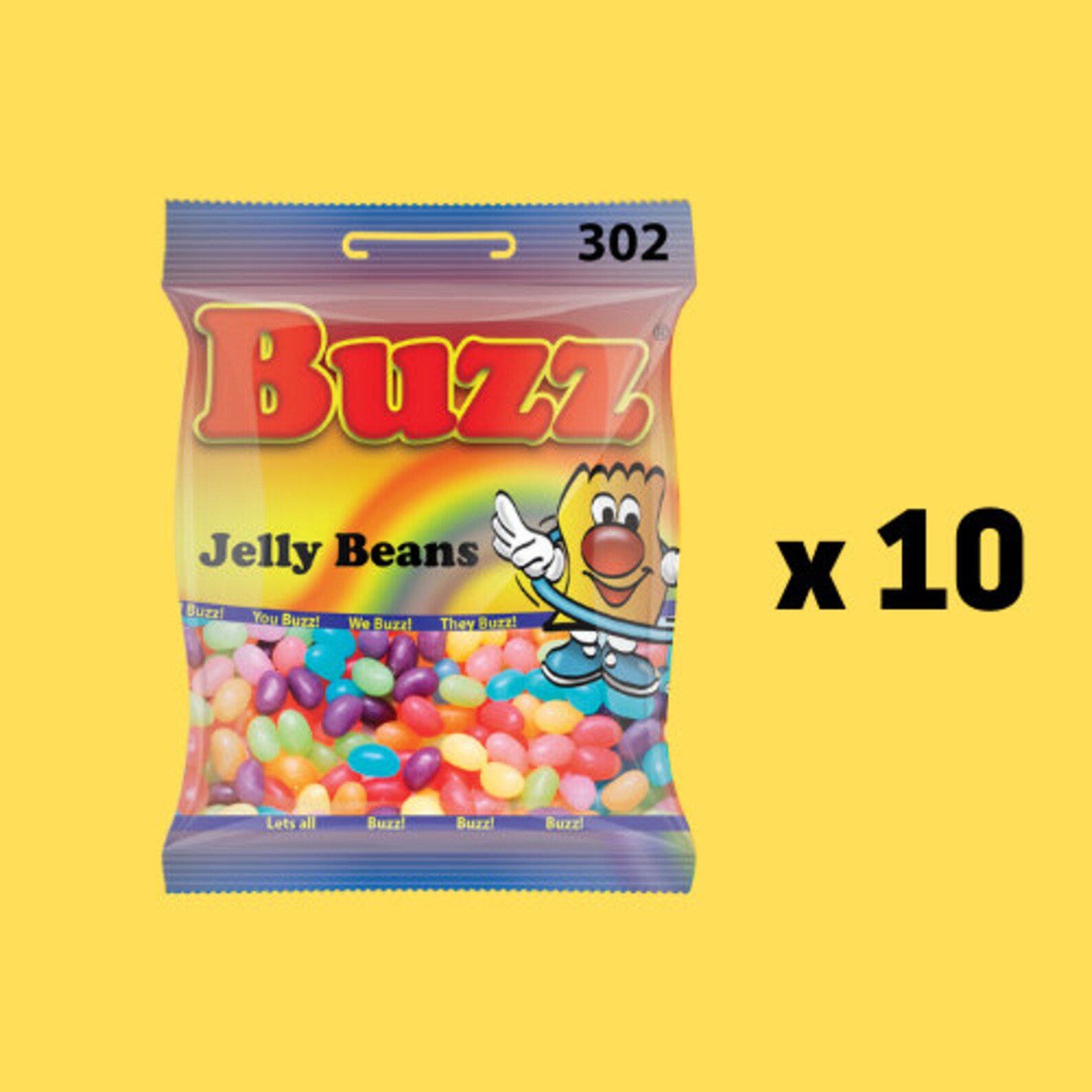 Jelly Beans Box Of 10 Packets 1.5kg Etsy