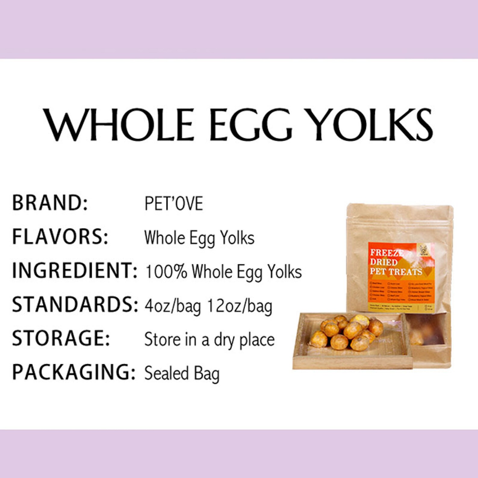 Whole Egg Yolks Pet Treats Freeze Dried Cats and Dogs Etsy