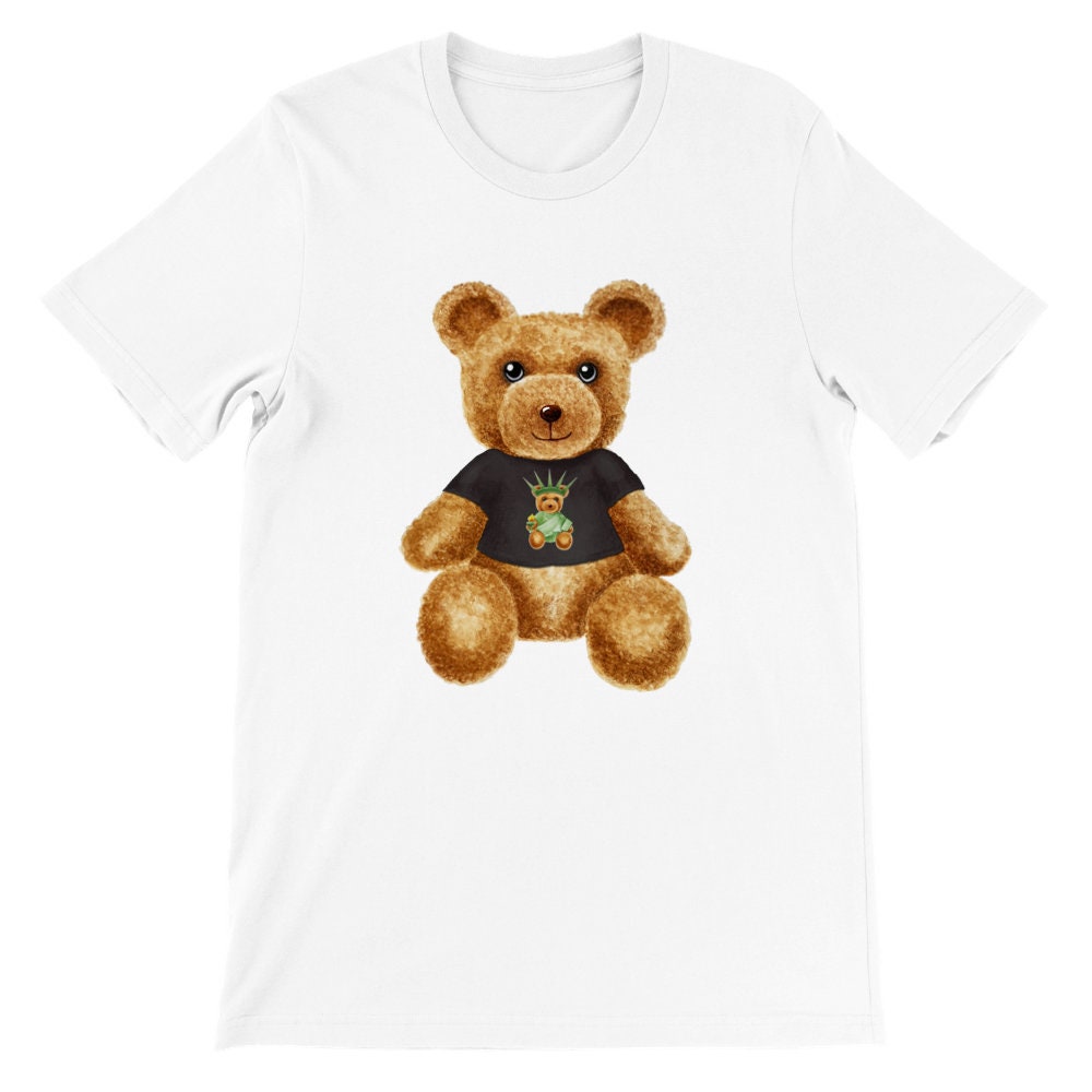 NY T-shirt Love New York Statue of Liberty Teddy Bear | Etsy