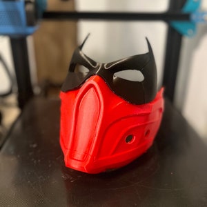 Red Hood Outlaw Mask RAW 3D PRINT ONLY