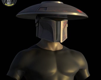 The Ronin: Mandalorian inspired helmet STL ONLY