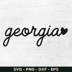 Georgia Svg, Georgia Png, Georgia Shirt Svg Design,  Georgia Lover Svg, State Svg File For Cricut, Cut File, Silhouette