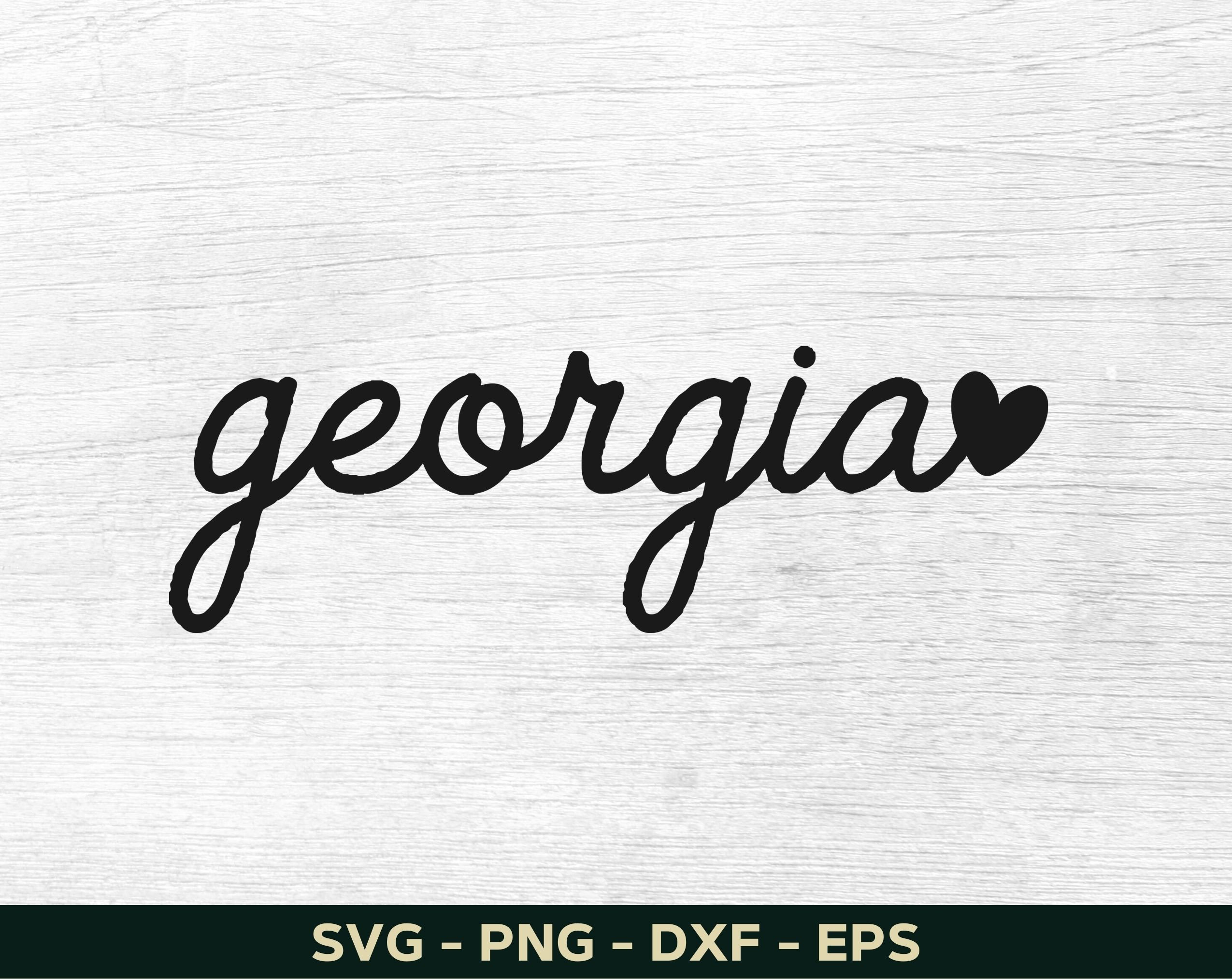 Georgia Svg Georgia Png Georgia Shirt Svg Design Georgia - Etsy