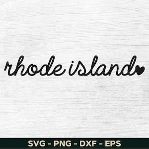 Rhode Island Svg, Rhode Island Png, Rhode Island Shirt Svg Design, Rhode Island Lover Svg, Staat Svg Bestand voor Cricut, Cut File, Silhouet