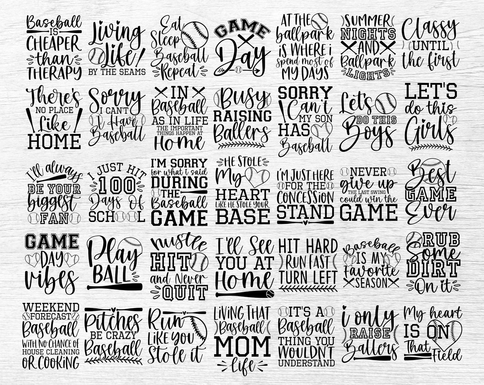 Baseball Svg Bundle Baseball Mom Svg Baseball Png Baseball - Etsy