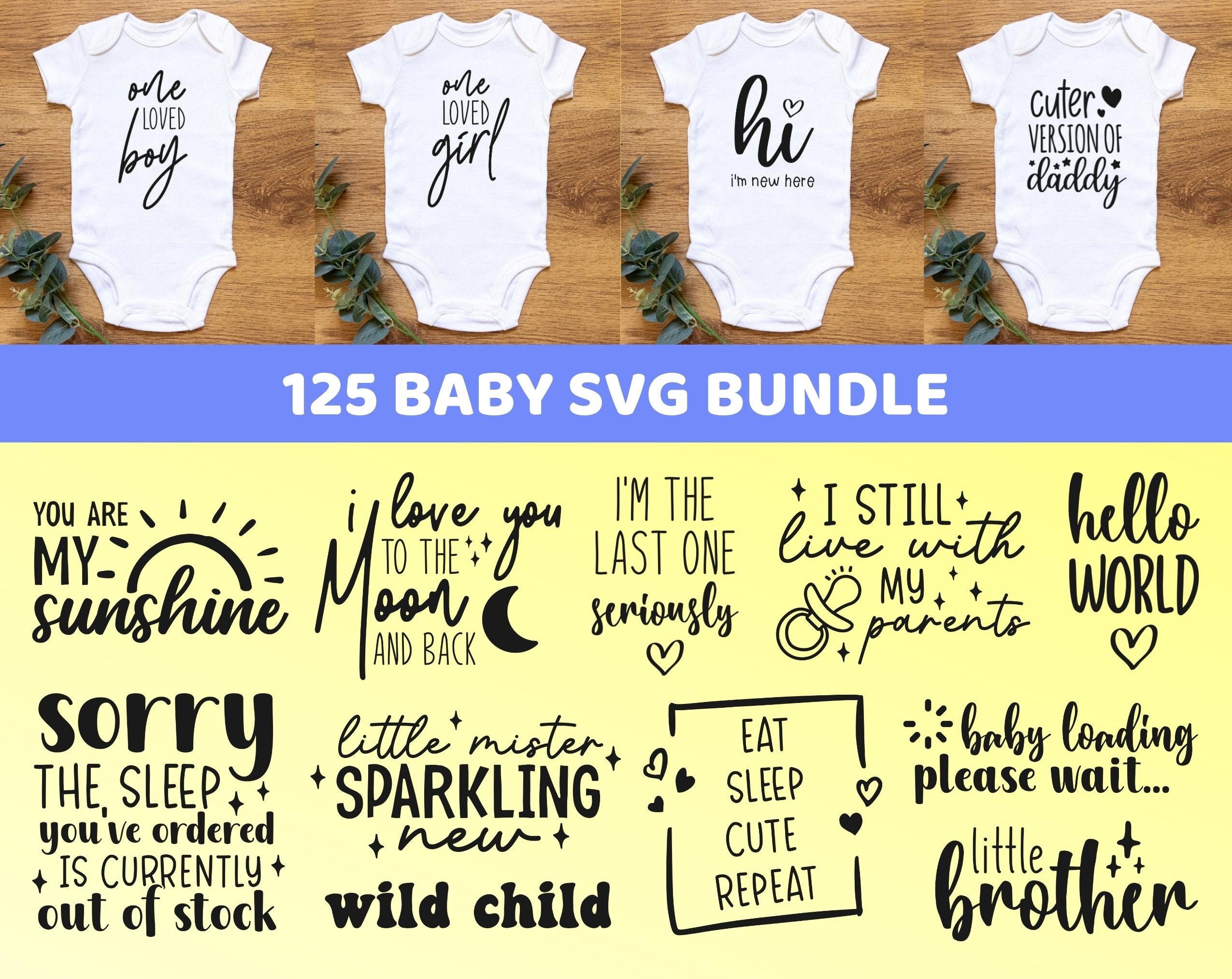 Baby Svg Bundle Cricut Baby Girl Svg Baby Boy Svg Newborn Svg - Etsy