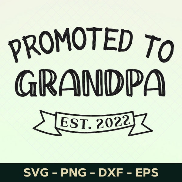 Future Grandpa 2022 Svg - Etsy