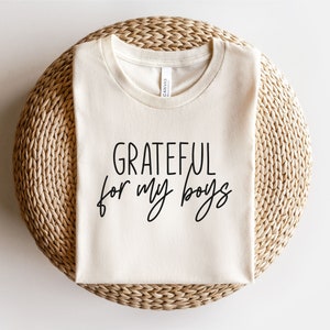 Grateful For My Boys Svg, Mom Svg, Mom Life Svg, Mama Svg, Funny Mom Svg, Mom Sayings Svg, Mom Quotes Svg, Png Silhouette Cut File Cricut