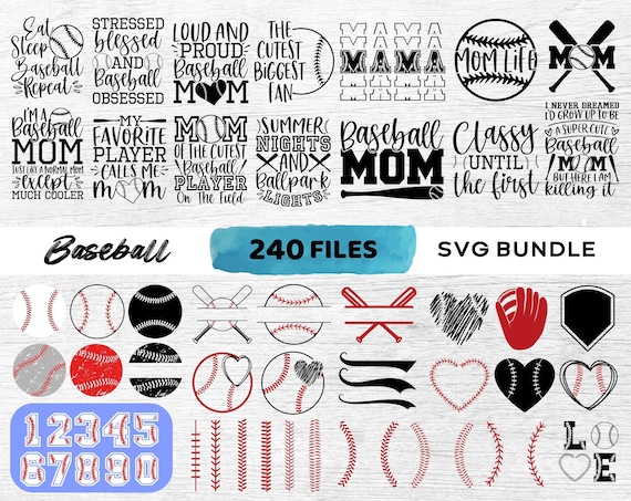 Baseball Svg Bundle, Baseball Mom Svg, Baseball Png, Baseball Sister Svg, Baseball Heart Svg, Baseball Player Shirt Svg, Cricut Cut Files