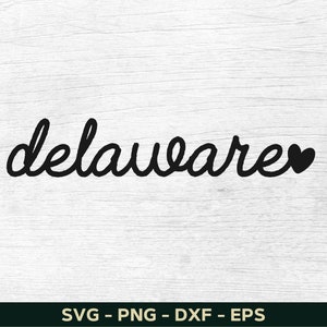 Delaware Svg, Delaware Png, Delaware Shirt Svg Design,  Delaware Lover Svg, State Svg File For Cricut, Cut File, Silhouette
