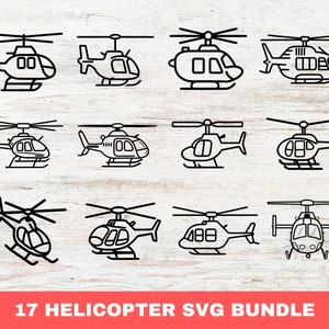Helicopter Svg Bundle, Helicopter Png File, Helicopter Clip Art, Helicopter Cut Files For Cricut Design, Dxf Eps Silhouette Instant Download