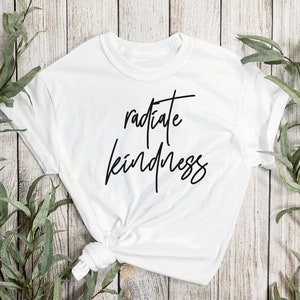 Strahlen Freundlichkeit Svg, Shirt Svg, Inspirational Svg, Motivierende Svg, Spruch Svg, Positive Zitate Design, Silhouette, Cricut, Cut Files