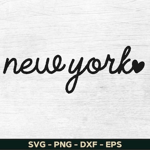 New York Svg, New York Png, New York Shirt Svg Design, New York Lover Svg, Arquivo Svg do estado para Cricut, Arquivo de corte, Silhueta